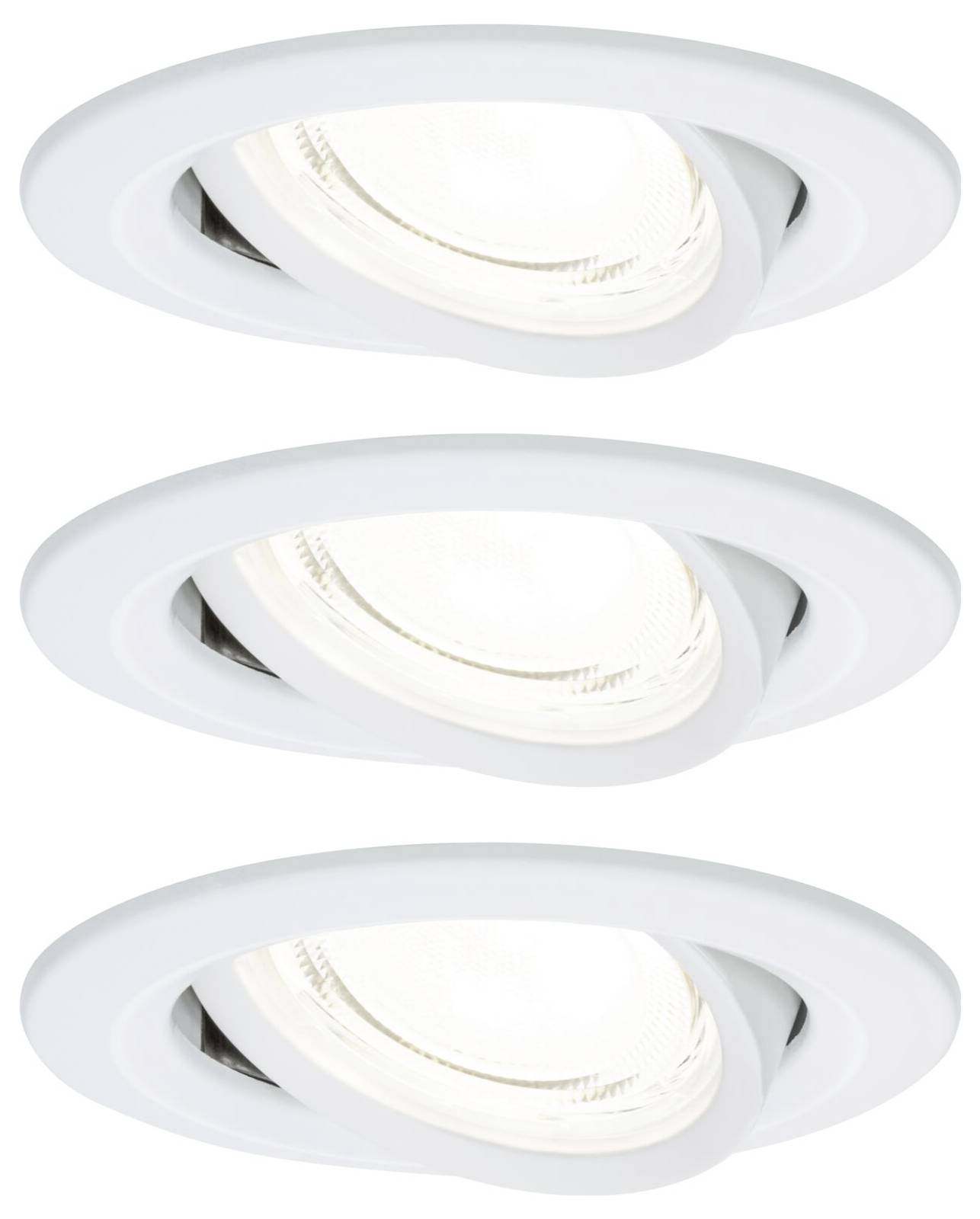 Paulmann 92455 Nova Coin LED-Einbauleuchte 3er Set LED 2.8W Weiß (matt)