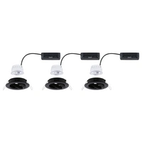 Paulmann 92457 Nova Coin LED-Einbauleuchte 3er Set LED 2.8W Schwarz (matt) Paulmann 92457 Nova Coin LED-Einbauleuchte 3er Set LED 2.8W Schwarz (matt)