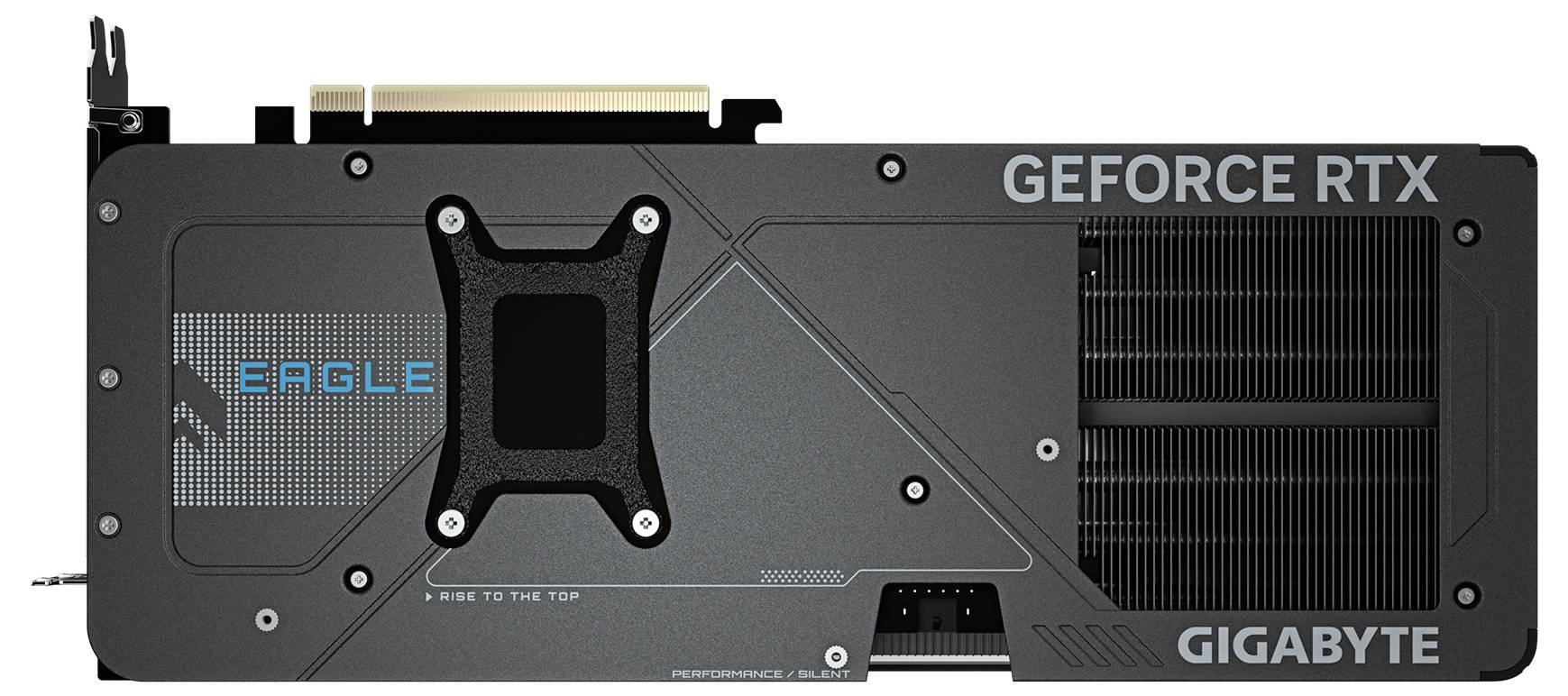 Grafikkarte mit GeForce RTX-Aufschrift und Gigabyte Logo, Modell 