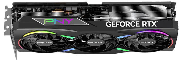 PNY Grafikkarte Nvidia RTX 5070 Ti RTX™ 5070 Ti ARGB EPIC-X RGB™ Triple Fan GPU 16 GB GDDR7-RAM PCIe x16 PCIe 5.0 x16