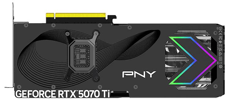 PNY Grafikkarte Nvidia RTX 5070 Ti RTX™ 5070 Ti ARGB EPIC-X RGB™ Triple Fan GPU 16 GB GDDR7-RAM PCIe x16 PCIe 5.0 x16