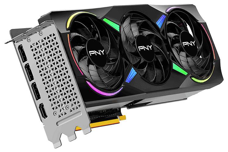 PNY Grafikkarte Nvidia RTX 5070 Ti RTX™ 5070 Ti ARGB EPIC-X RGB™ Triple Fan GPU 16 GB GDDR7-RAM PCIe x16 PCIe 5.0 x16