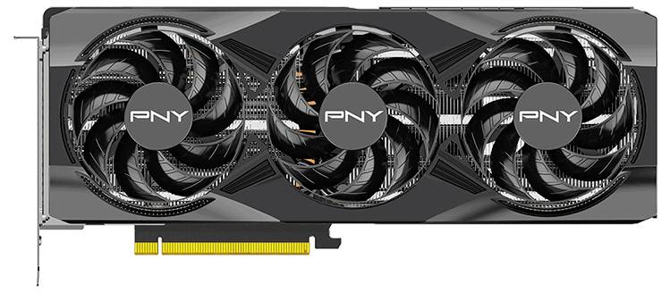 PNY RTX5070Ti VERTO OC Triple Fan 16 GB GDDR7 HDMI 3xDP Grafikkarte 16.384 MB