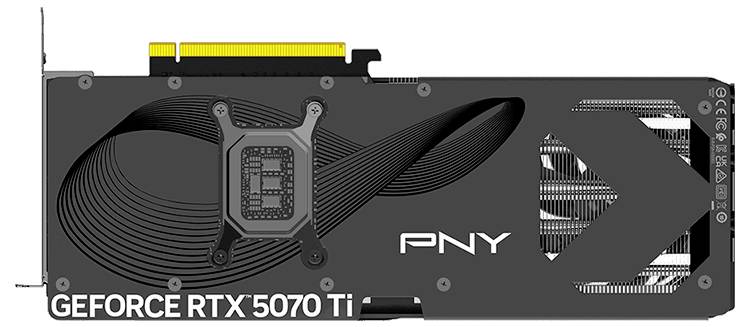 PNY RTX5070Ti VERTO OC Triple Fan 16 GB GDDR7 HDMI 3xDP Grafikkarte 16.384 MB