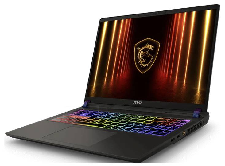 MSI Gaming Notebook Vector 16 HX AI A2XWHG-074, RTX™ 5070 Ti 40.6 cm (16 Zoll) QHD+ Intel® Core™ Ultra 7 255HX 16 GB RAM 512 GB SSD Deutsch, QW