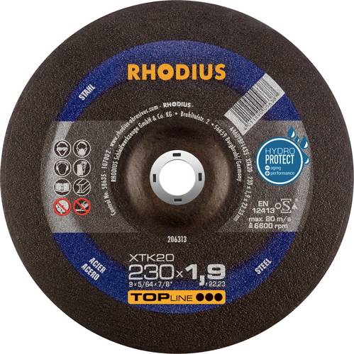 Rhodius 206313 Trennscheibe gekröpft 230 mm 1 St. Stahl