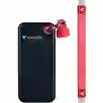 Verbatim Pocket 1TB Externe SSD USB-C® (USB 3.2 Gen 2) Schwarz, Rot 32192 Verbatim Pocket 1TB Externe SSD USB-C® (USB 3.2 Gen 2) Schwarz, Rot 32192