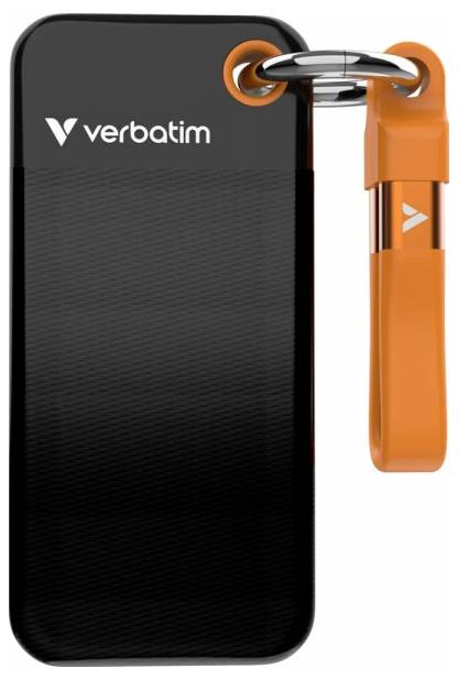 Verbatim Pocket 2TB Externe SSD USB-C® (USB 3.2 Gen 2) Schwarz, Orange 32197