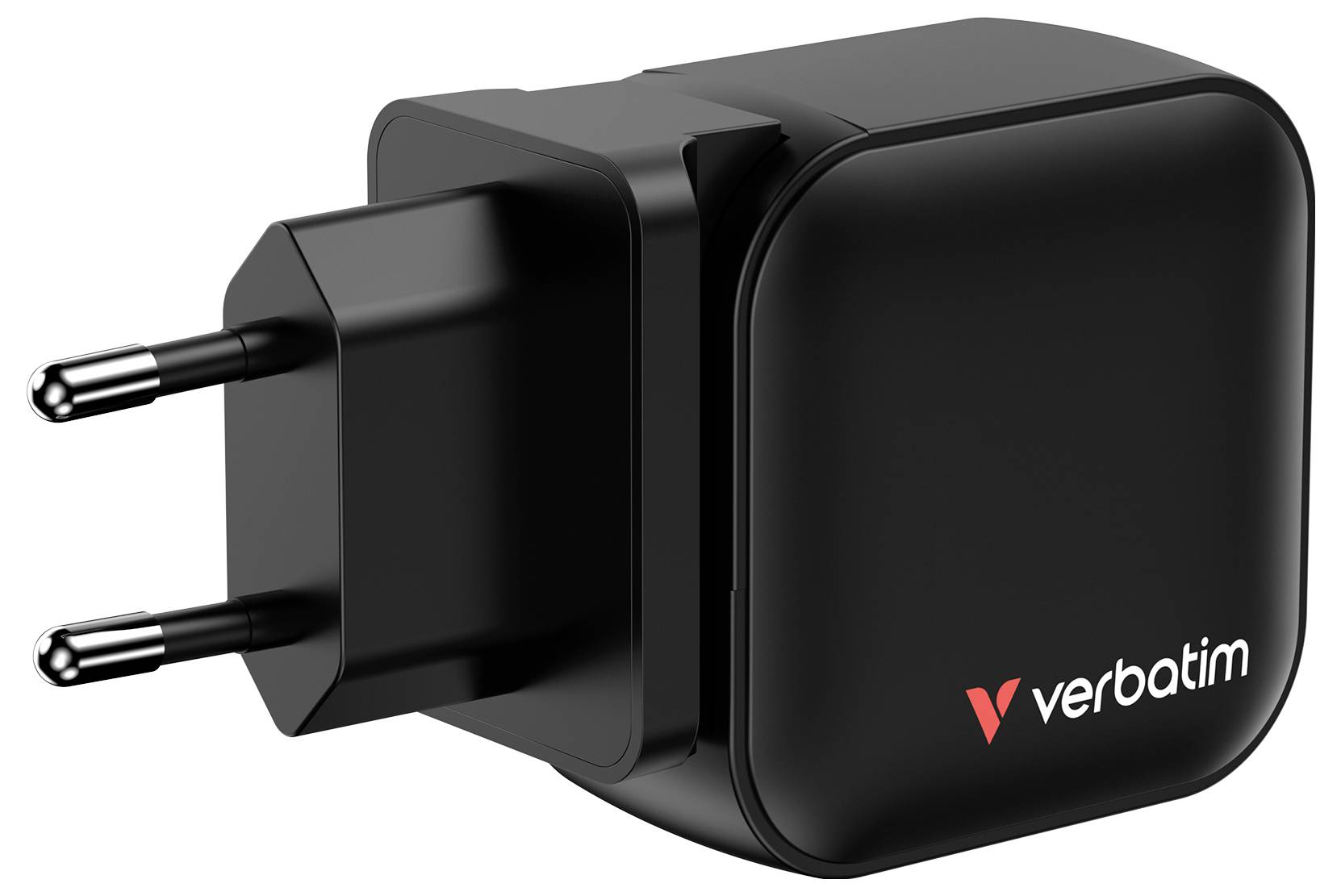 Verbatim Mini GaN Charger Reiseladeadapter 70W 1x USB-A, 2x USB-C® USB PD 3.0, QC 3.0, QC 4+ Schwarz Schnellladegerät, GaN, mit