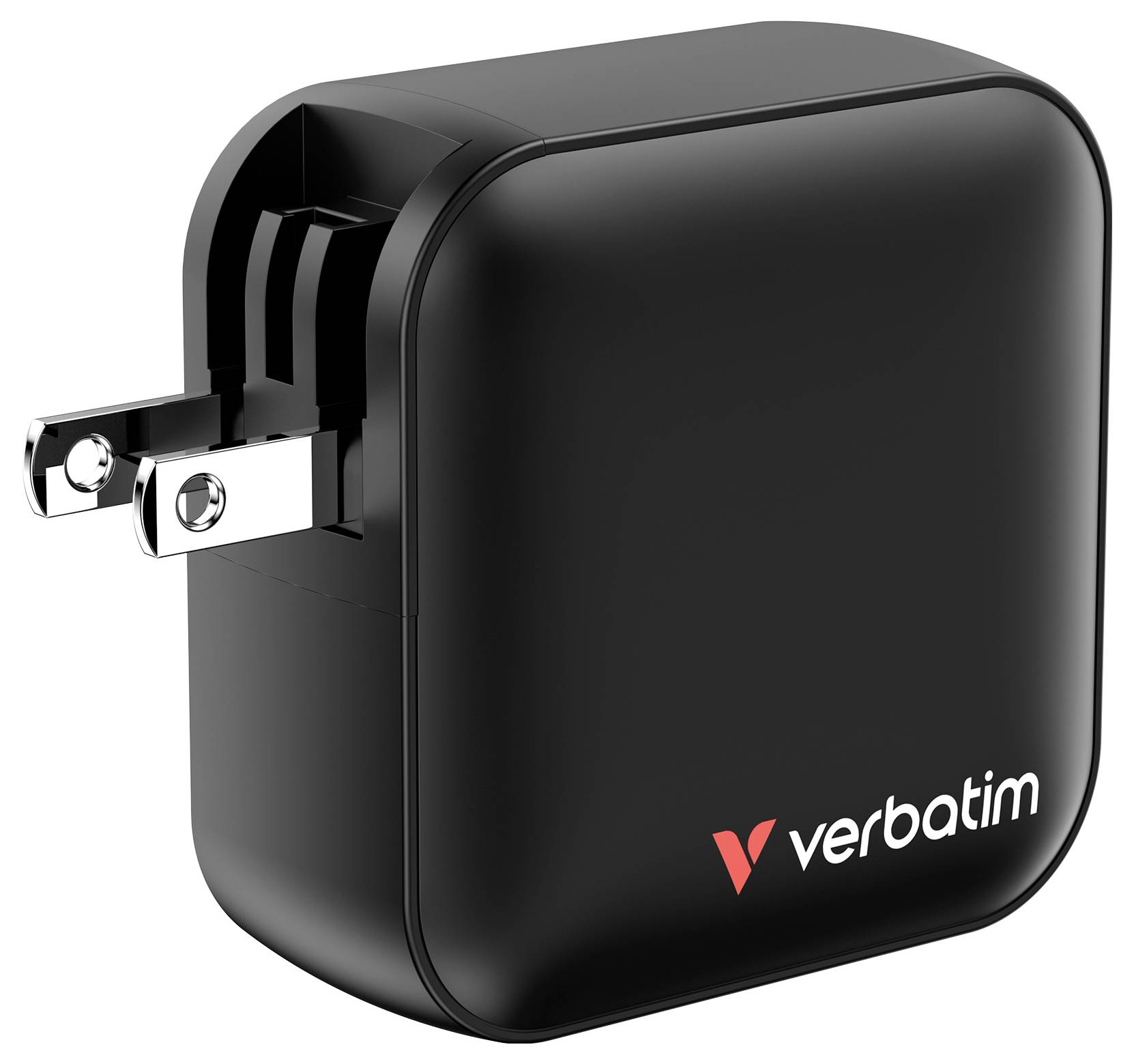 Verbatim Mini GaN Charger Reiseladeadapter 100W 1x USB-A, 3x USB-C® USB PD, USB PD 3.0, QC 3.0 Schwarz Schnellladegerät, GaN, mit