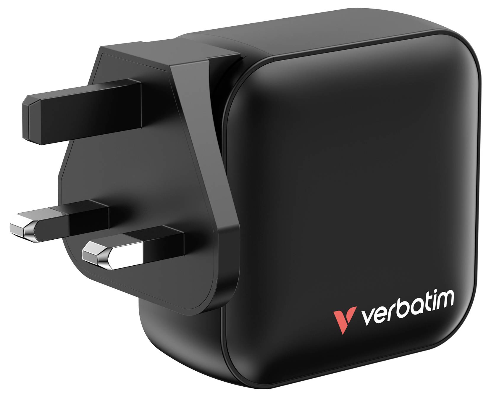Verbatim Mini GaN Charger Reiseladeadapter 100W 1x USB-A, 3x USB-C® USB PD, USB PD 3.0, QC 3.0 Schwarz Schnellladegerät, GaN, mit