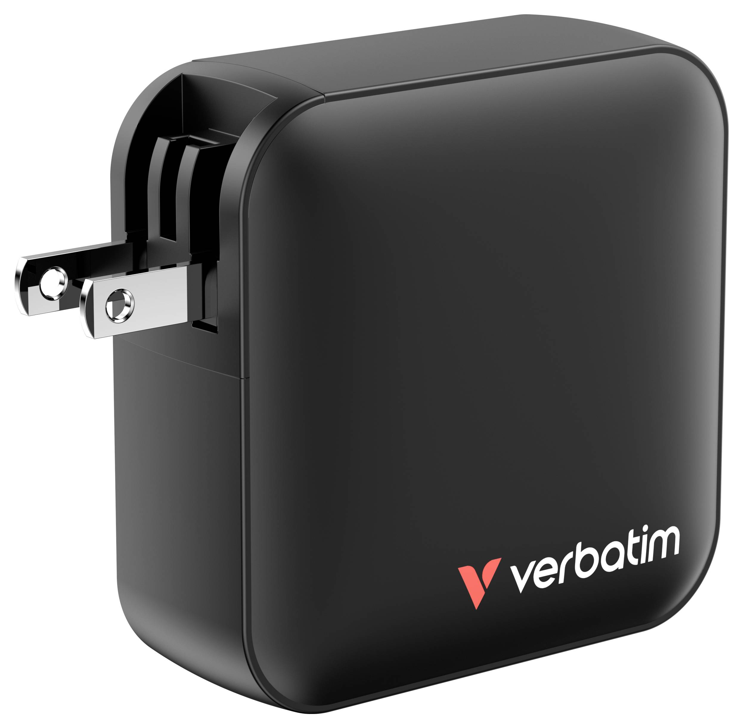 Verbatim Mini GaN Charger Reiseladeadapter 165W 1x USB-A, 3x USB-C® USB PD, USB PD 3.1, QC 3.0 Schwarz Schnellladegerät, GaN, mit