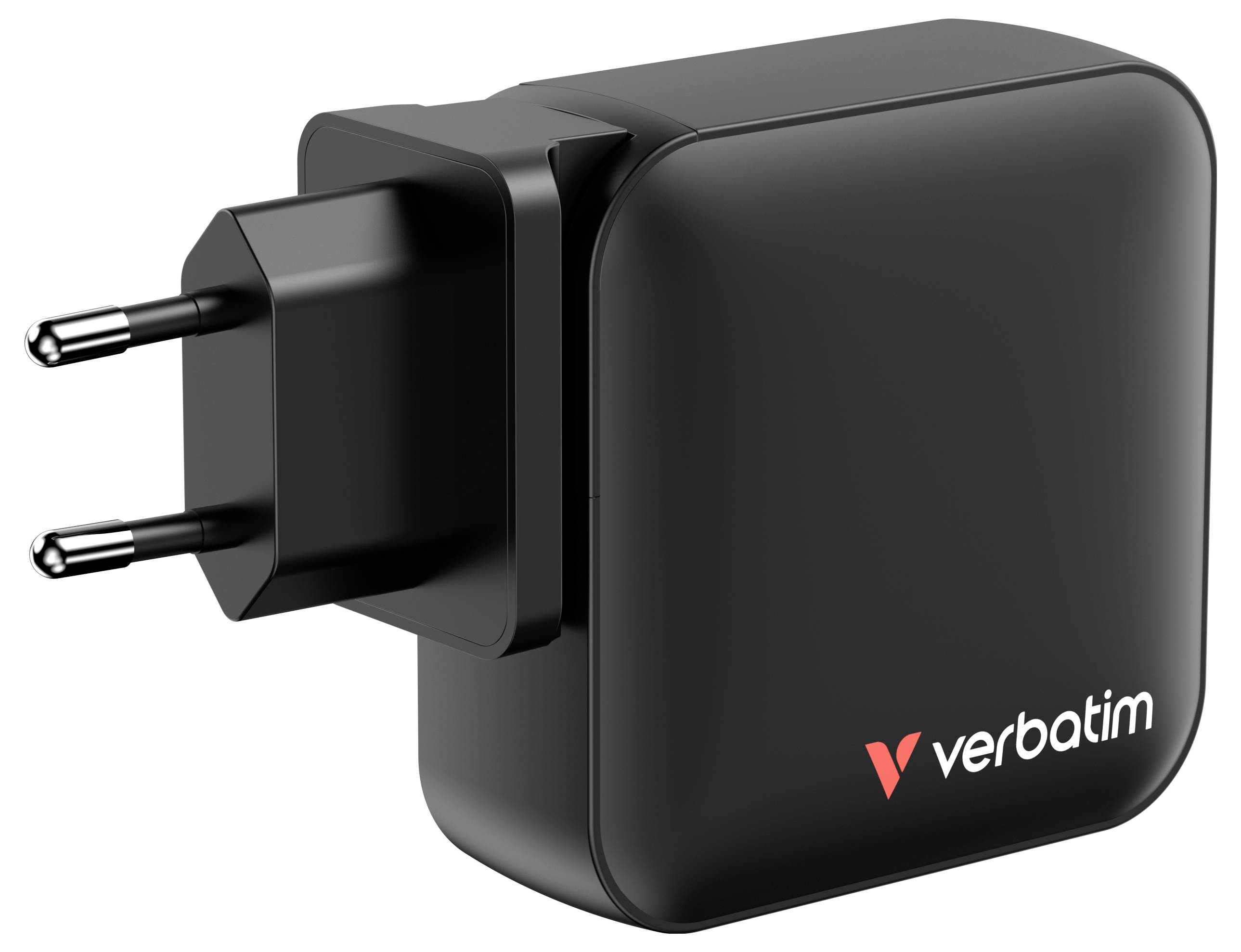 Verbatim Mini GaN Charger Reiseladeadapter 165W 1x USB-A, 3x USB-C® USB PD, USB PD 3.1, QC 3.0 Schwarz Schnellladegerät, GaN, mit