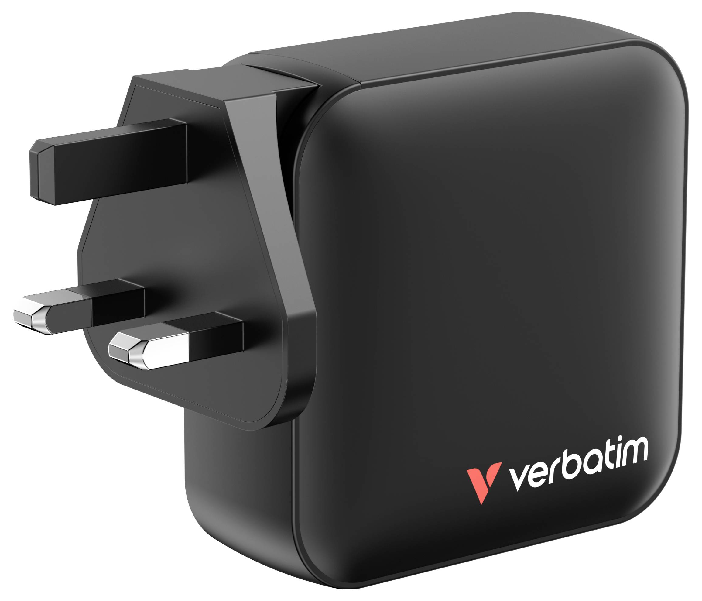 Verbatim Mini GaN Charger Reiseladeadapter 165W 1x USB-A, 3x USB-C® USB PD, USB PD 3.1, QC 3.0 Schwarz Schnellladegerät, GaN, mit