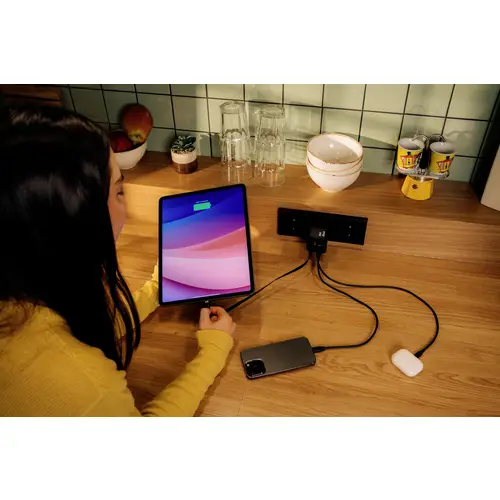 Verbatim GaN Charger 65W Reiseladeadapter 65W 1x USB-A, 1x USB-C® USB PD, USB PD 3.0, QC 3.0 Schwarz Schnellladegerät, GaN, mit Verbatim GaN Charger 65W Reiseladeadapter 65W 1x USB-A, 1x USB-C® USB PD, USB PD 3.0, QC 3.0 Schwarz Schnellladegerät, GaN, mit