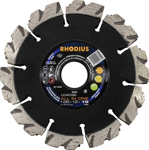 Rhodius 304504 Diamanttrennscheibe 125 mm 1 St. Beton