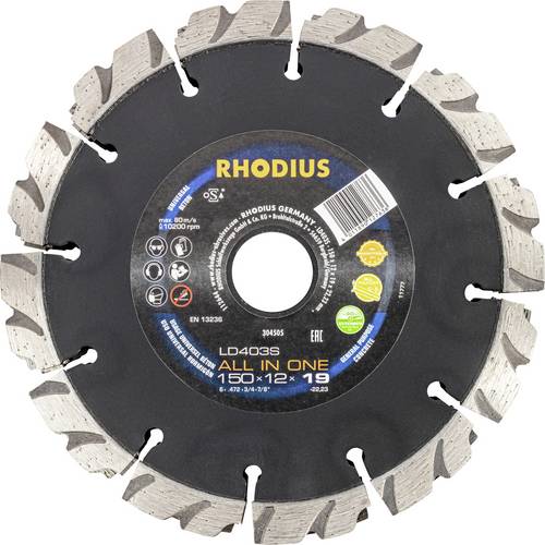 Rhodius 304505 Diamanttrennscheibe 150 mm 1 St. Beton