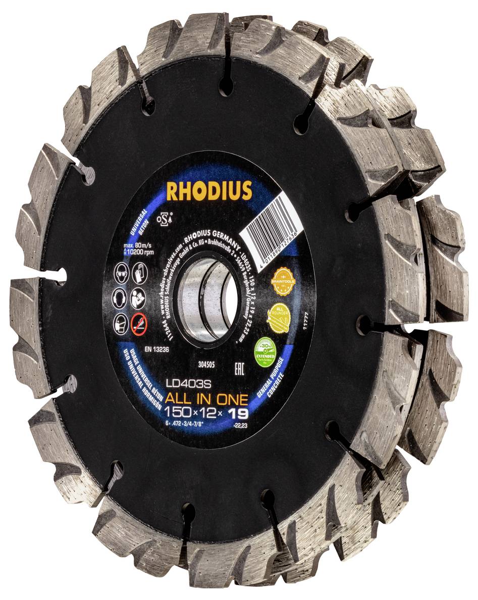 Rhodius 304505 Diamanttrennscheibe 150mm 1 St. Beton