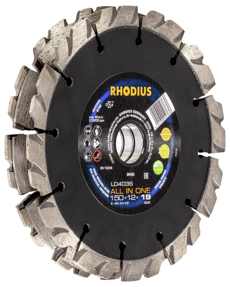 Rhodius 304505 Diamanttrennscheibe 150mm 1 St. Beton