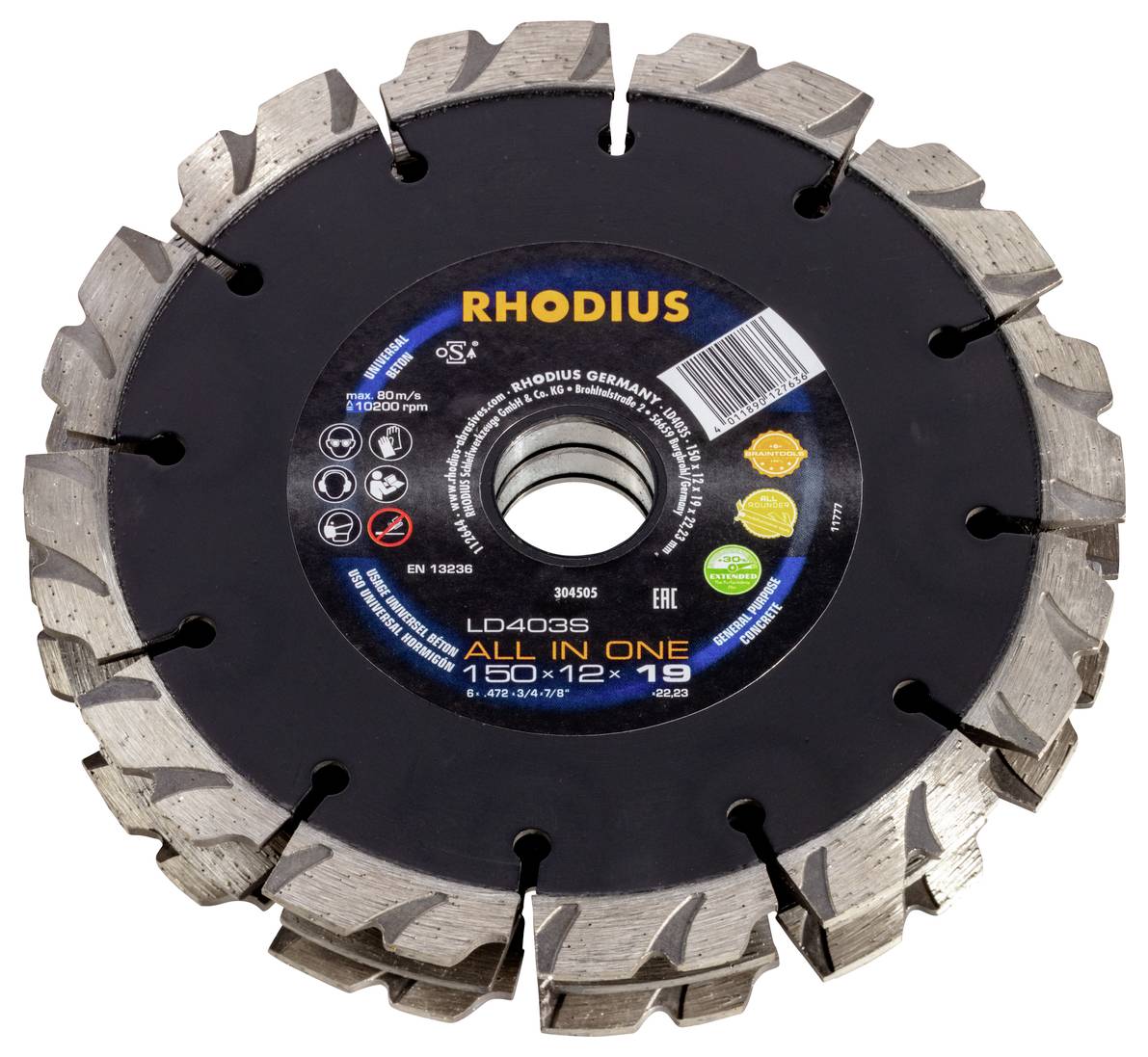 Rhodius 304505 Diamanttrennscheibe 150mm 1 St. Beton