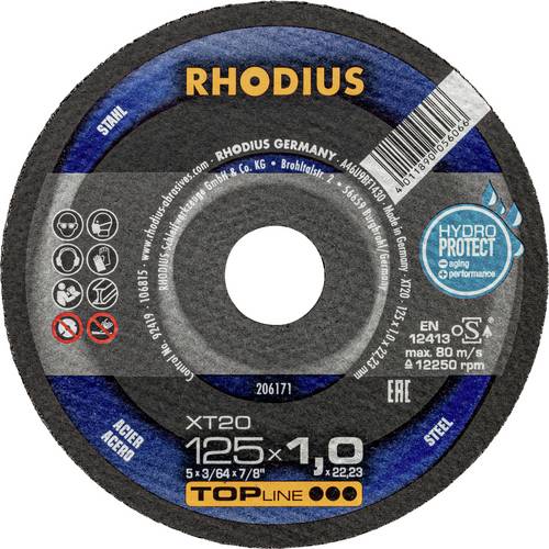 Rhodius 206171 Trennscheibe gerade 125 mm Stahl