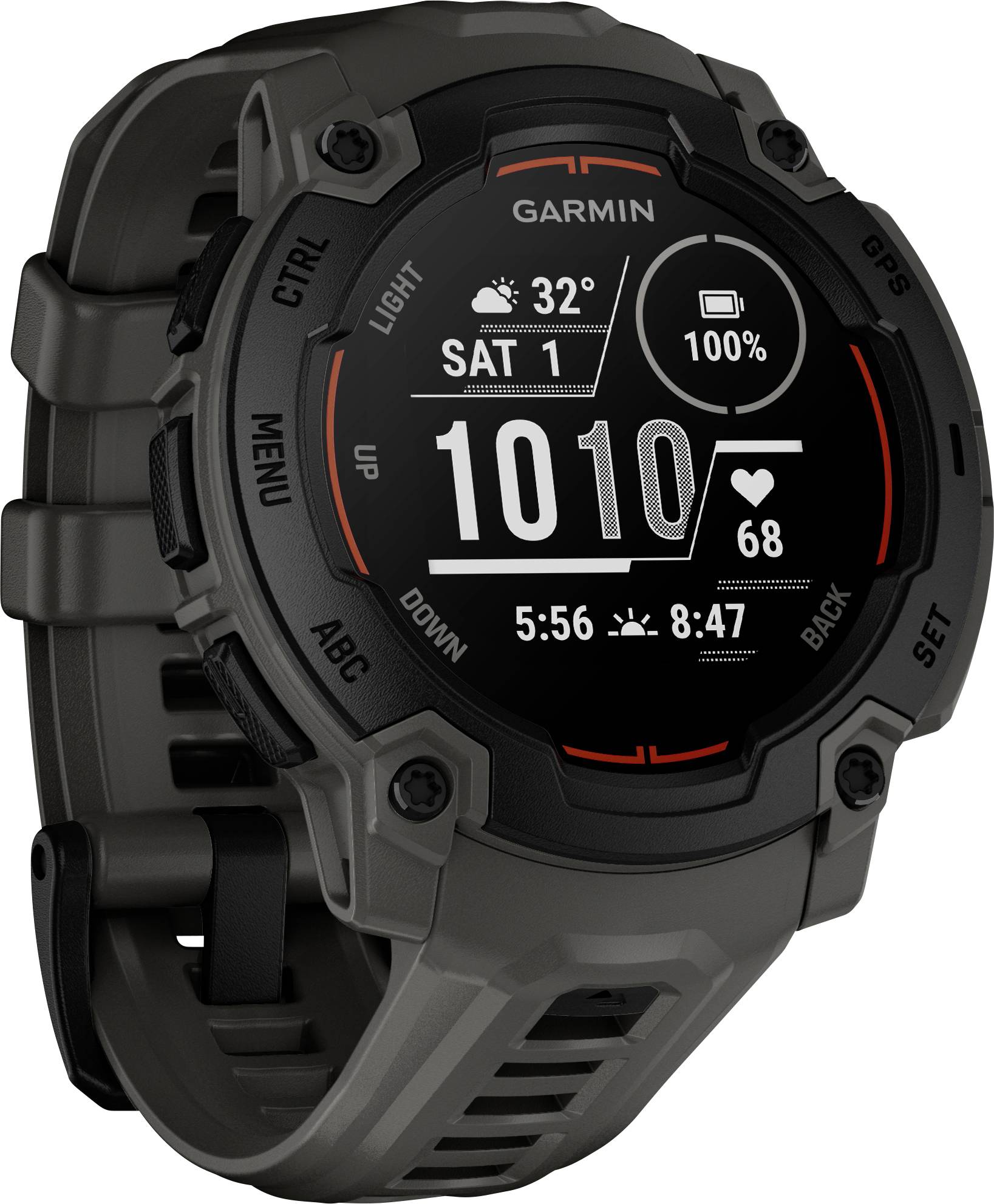 Garmin INSTINCT® E Smartwatch 45mm Schwarz, Charcoal