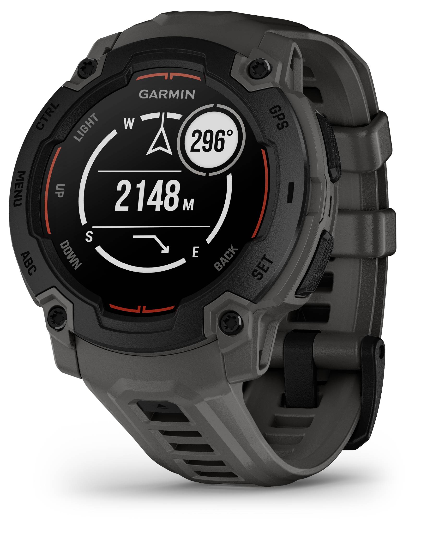 Garmin INSTINCT® E Smartwatch 45mm Schwarz, Charcoal