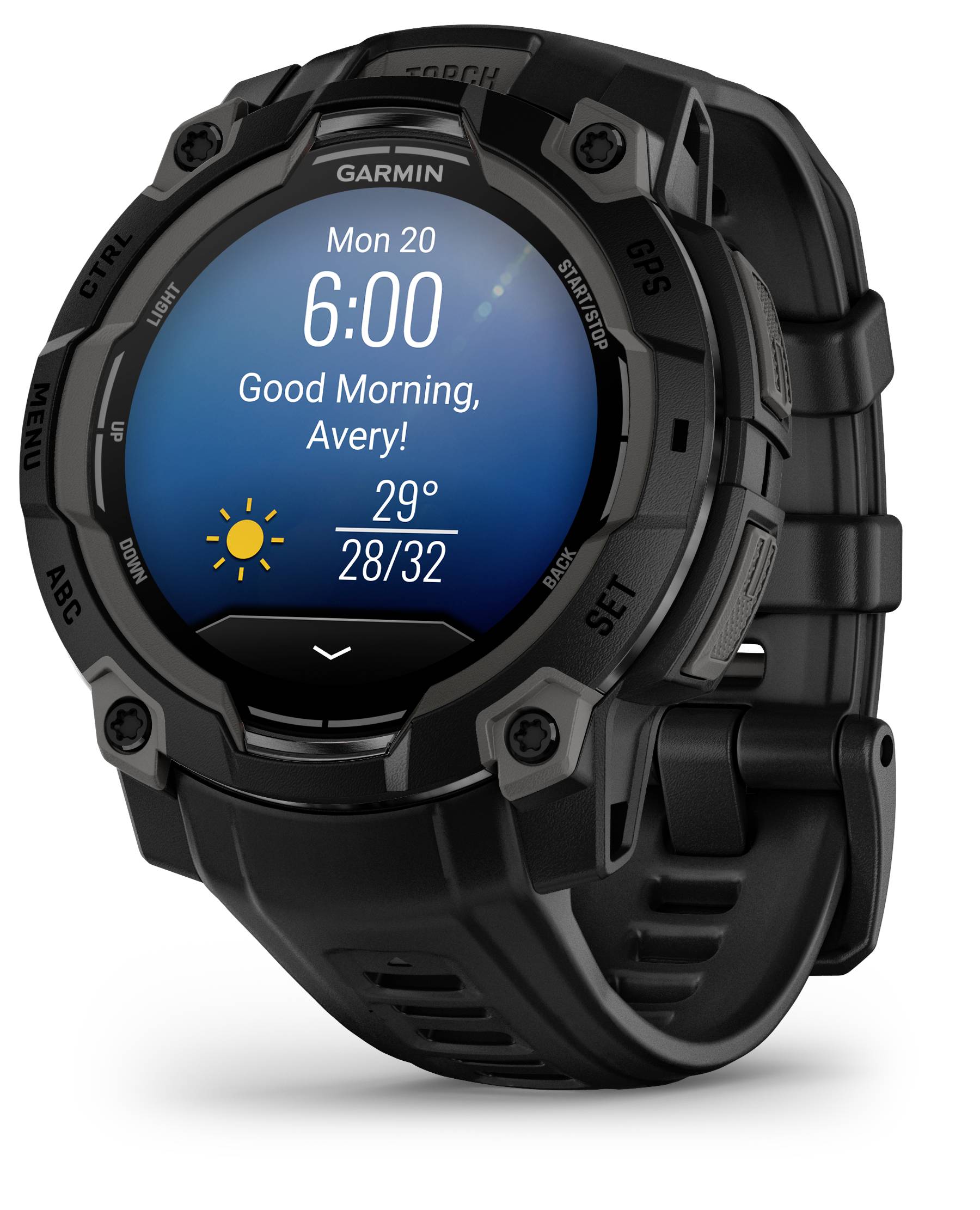Garmin INSTINCT® 3 AMOLED Smartwatch 45mm Schwarz