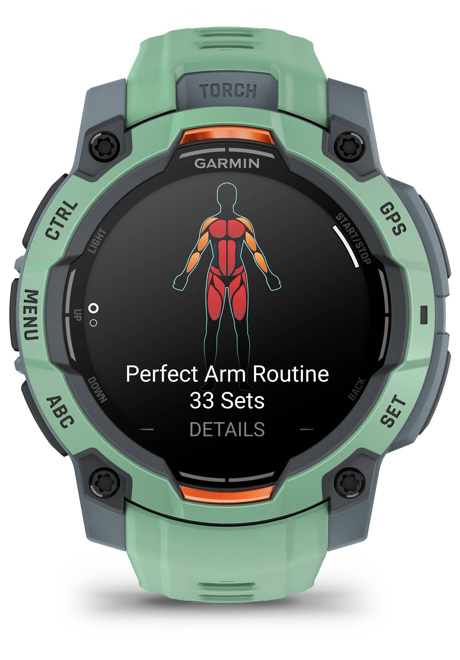 Garmin INSTINCT® 3 AMOLED Smartwatch 45mm Tropical Green