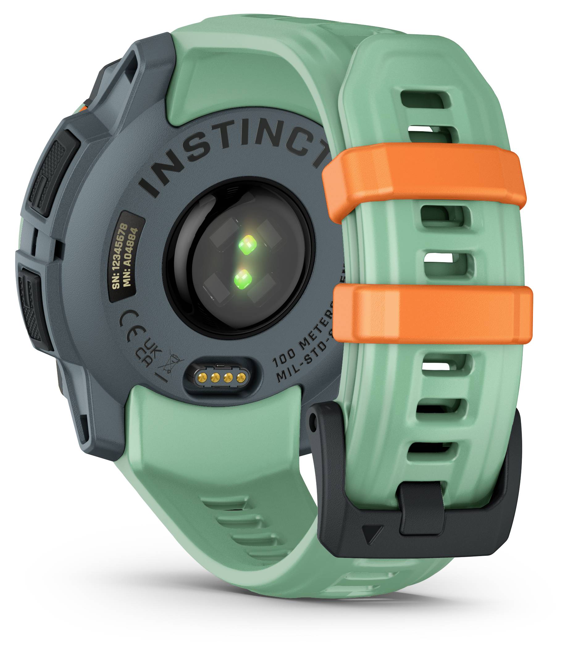 Garmin INSTINCT® 3 AMOLED Smartwatch 45mm Tropical Green