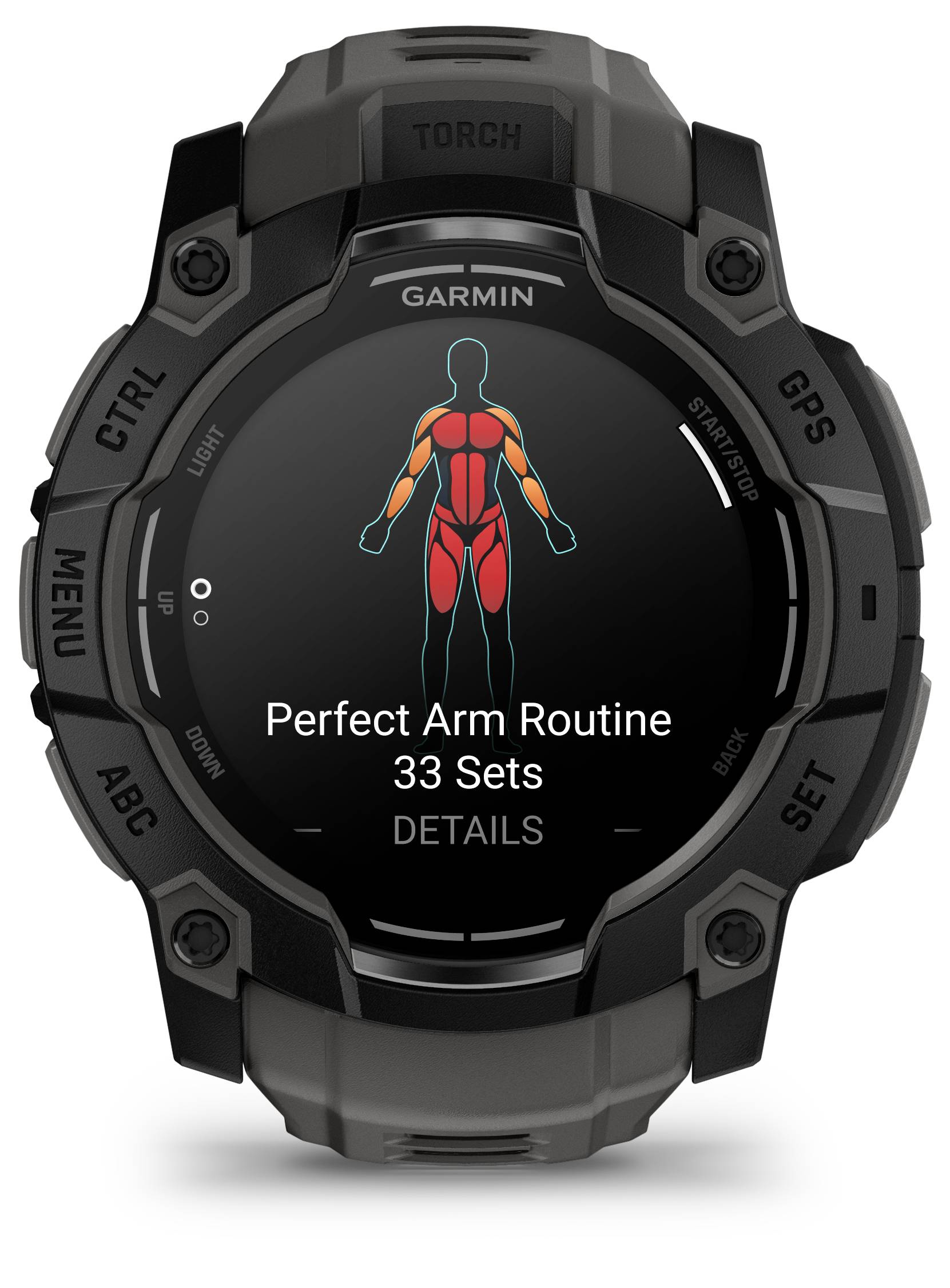 Garmin INSTINCT® 3 AMOLED Smartwatch 50mm Schwarz