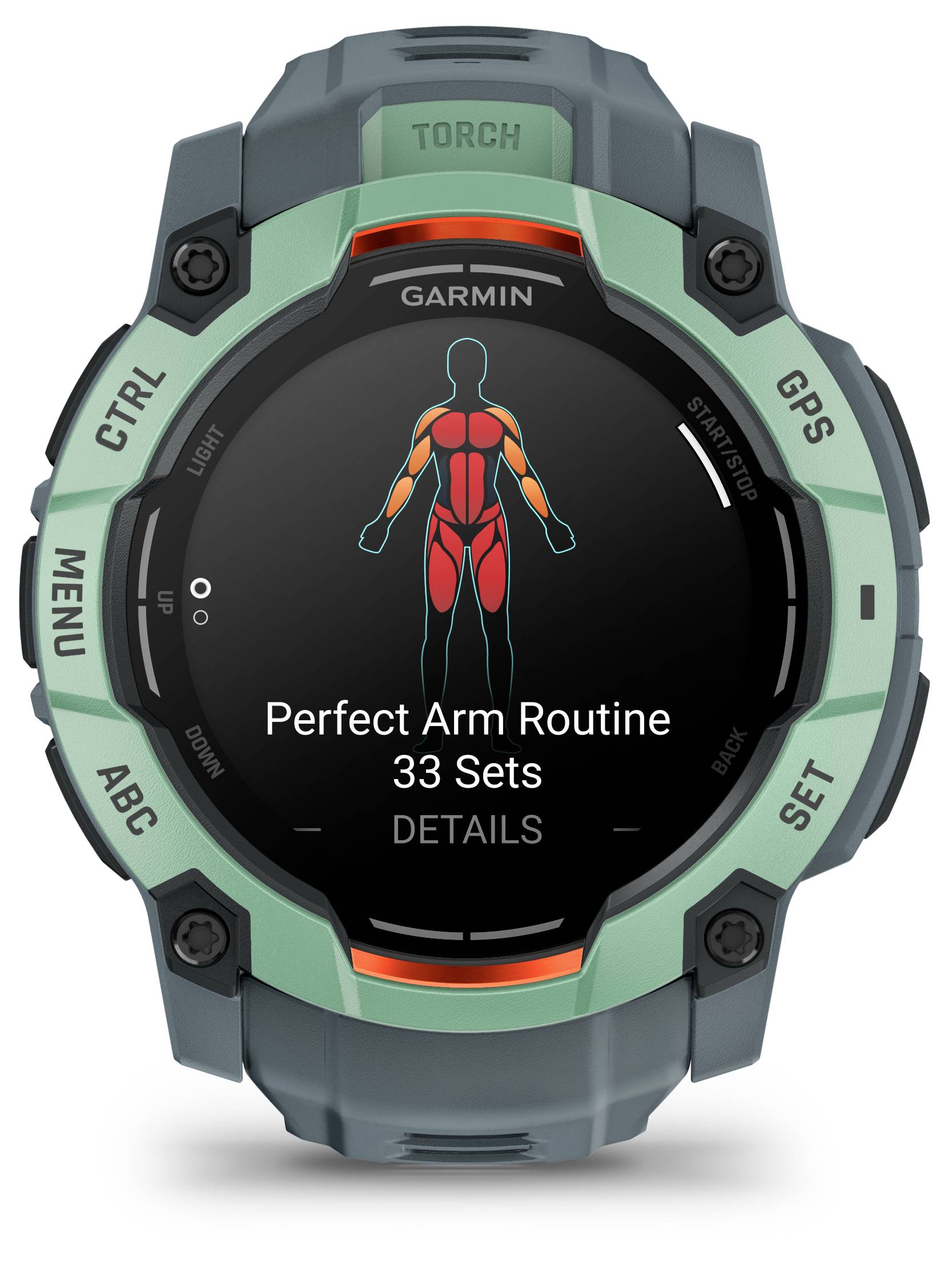 Garmin INSTINCT® 3 AMOLED Smartwatch 50mm Tropical Green