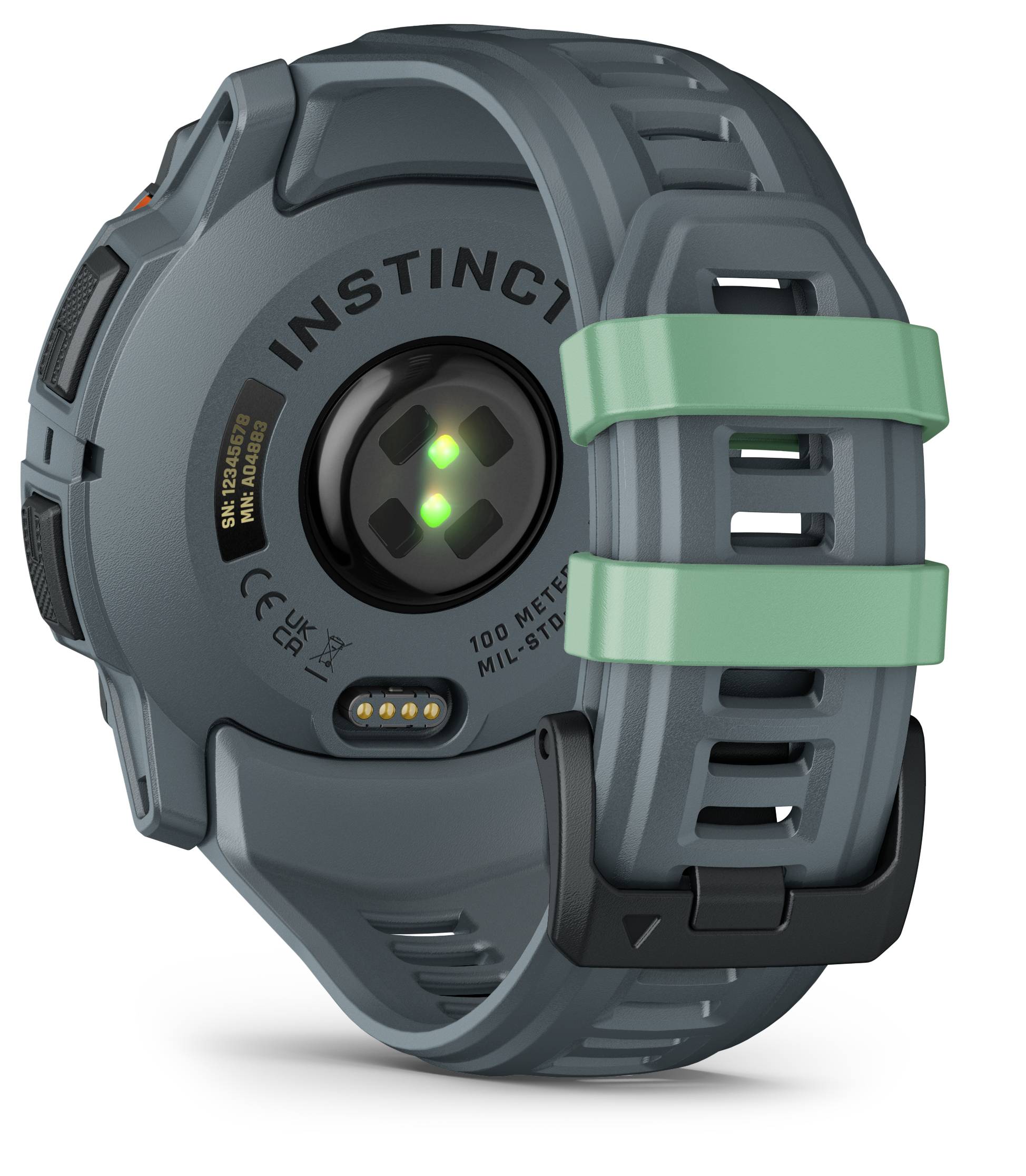 Garmin INSTINCT® 3 AMOLED Smartwatch 50mm Tropical Green