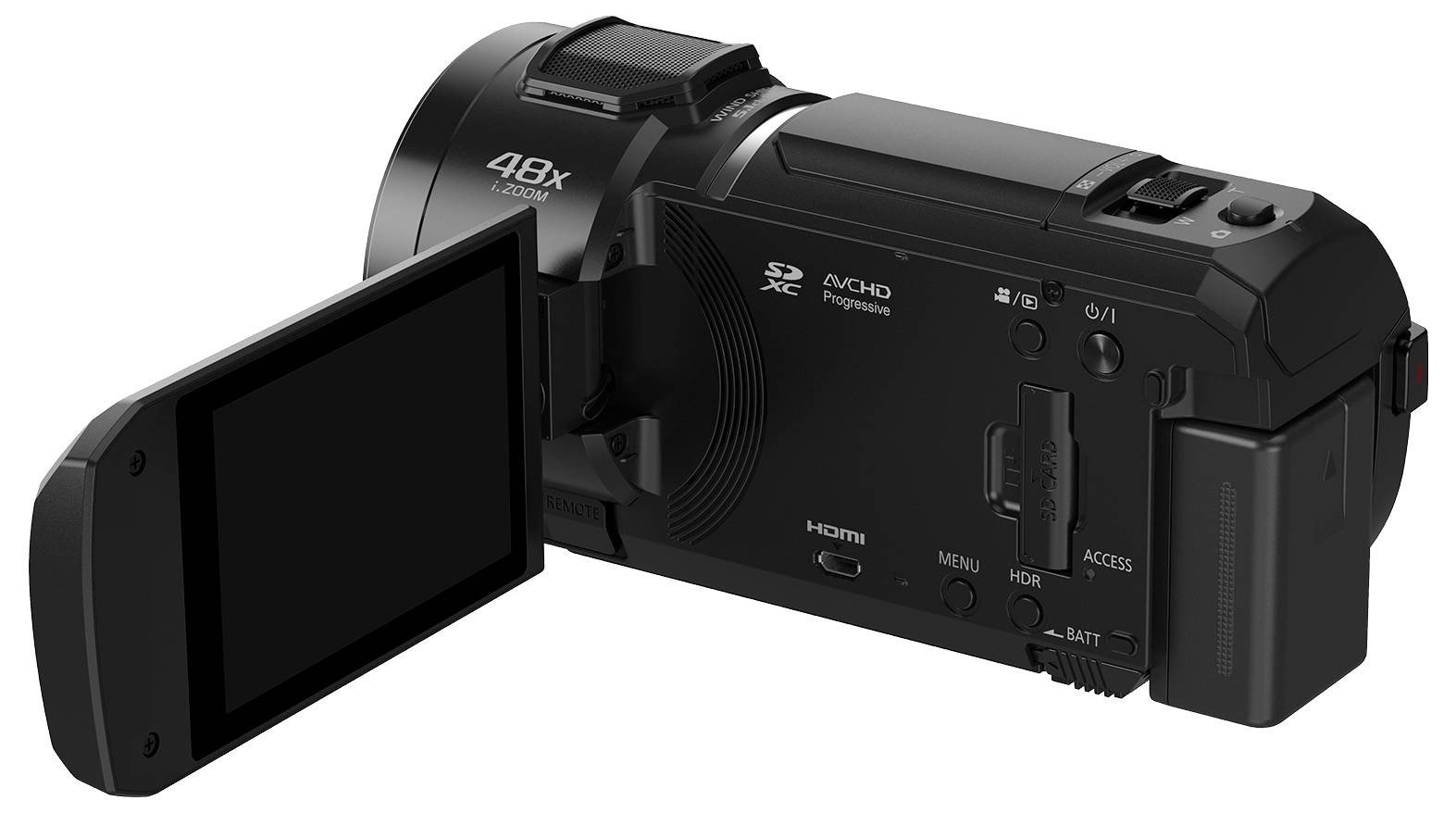 Panasonic HC-V900E-K Camcorder 7.5cm 2.95 Zoll 6.1 Megapixel Opt. Zoom: 24 x Schwarz
