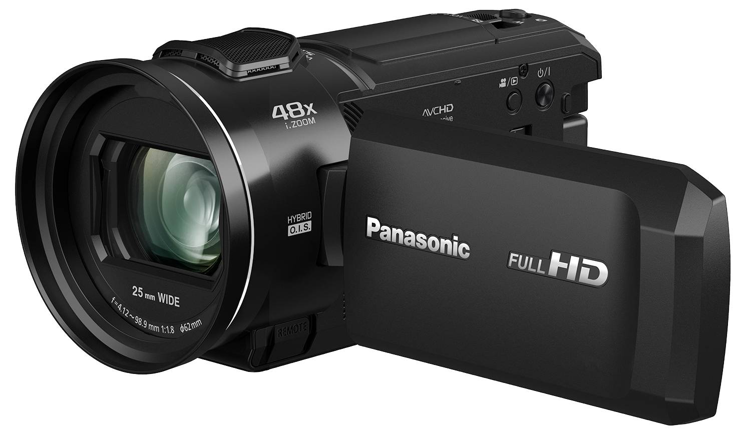 Panasonic HC-V900E-K Camcorder 7.5cm 2.95 Zoll 6.1 Megapixel Opt. Zoom: 24 x Schwarz