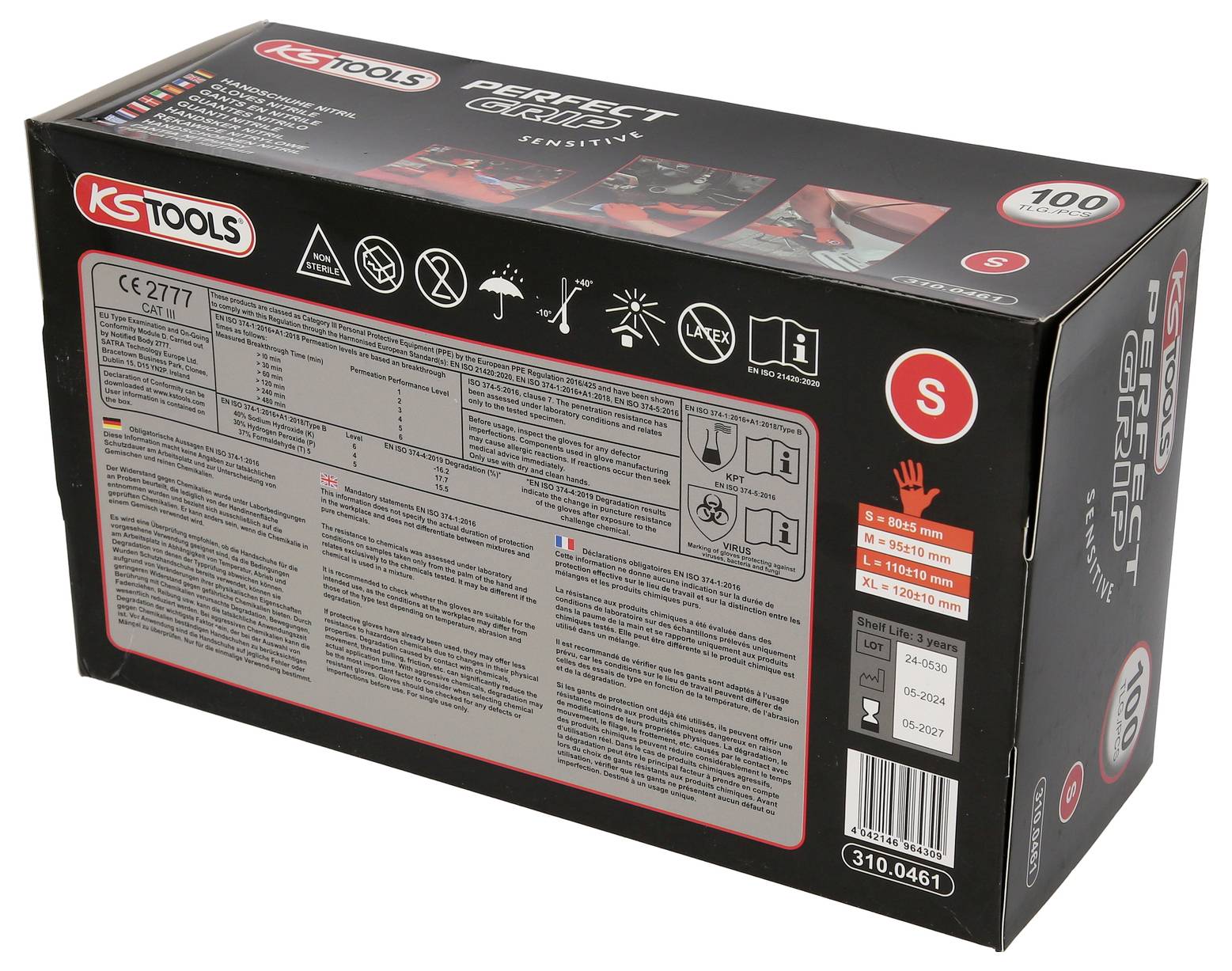 KS Tools 310.0461 100 St. Einweghandschuh