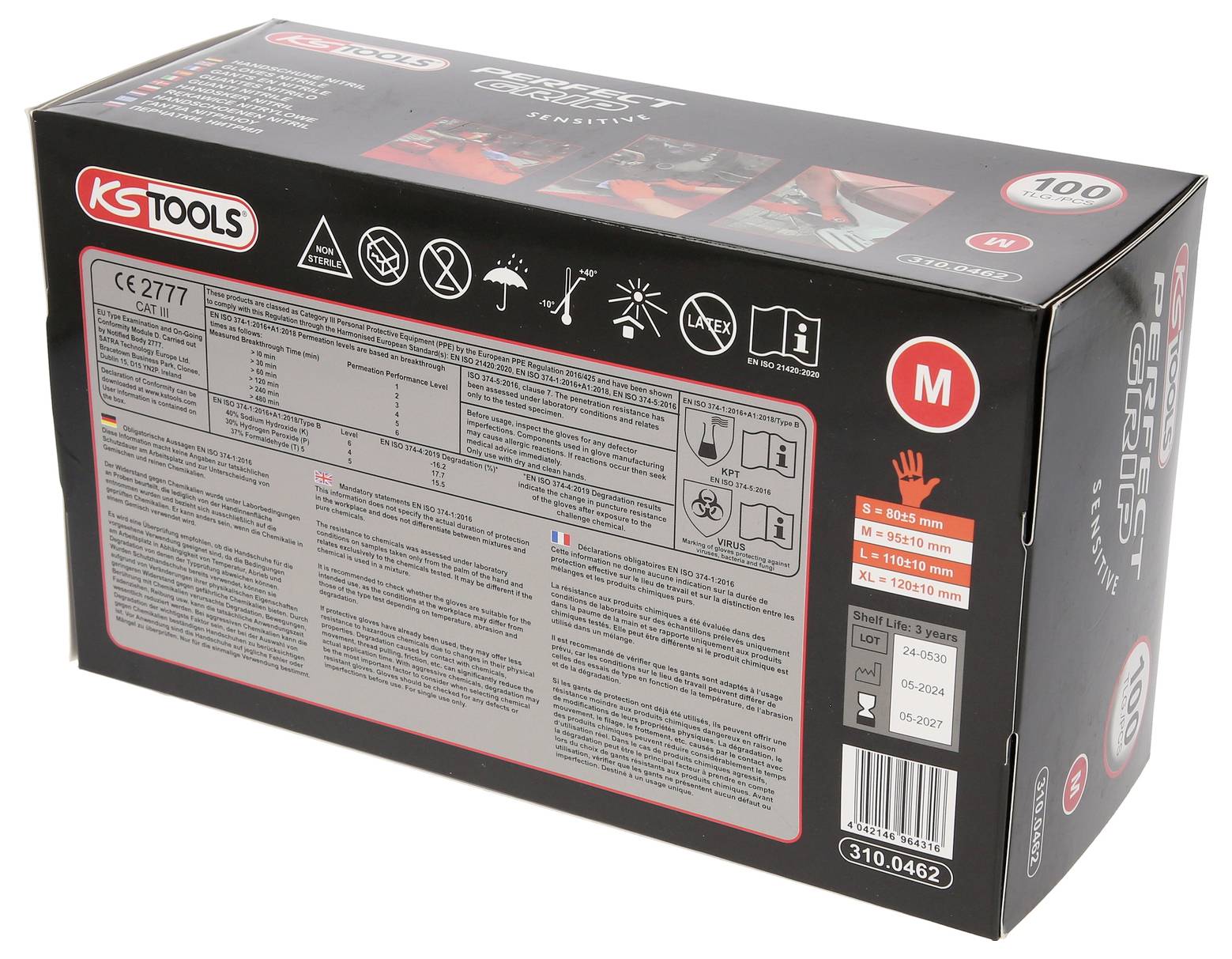 KS Tools 310.0462 100 St. Einweghandschuh