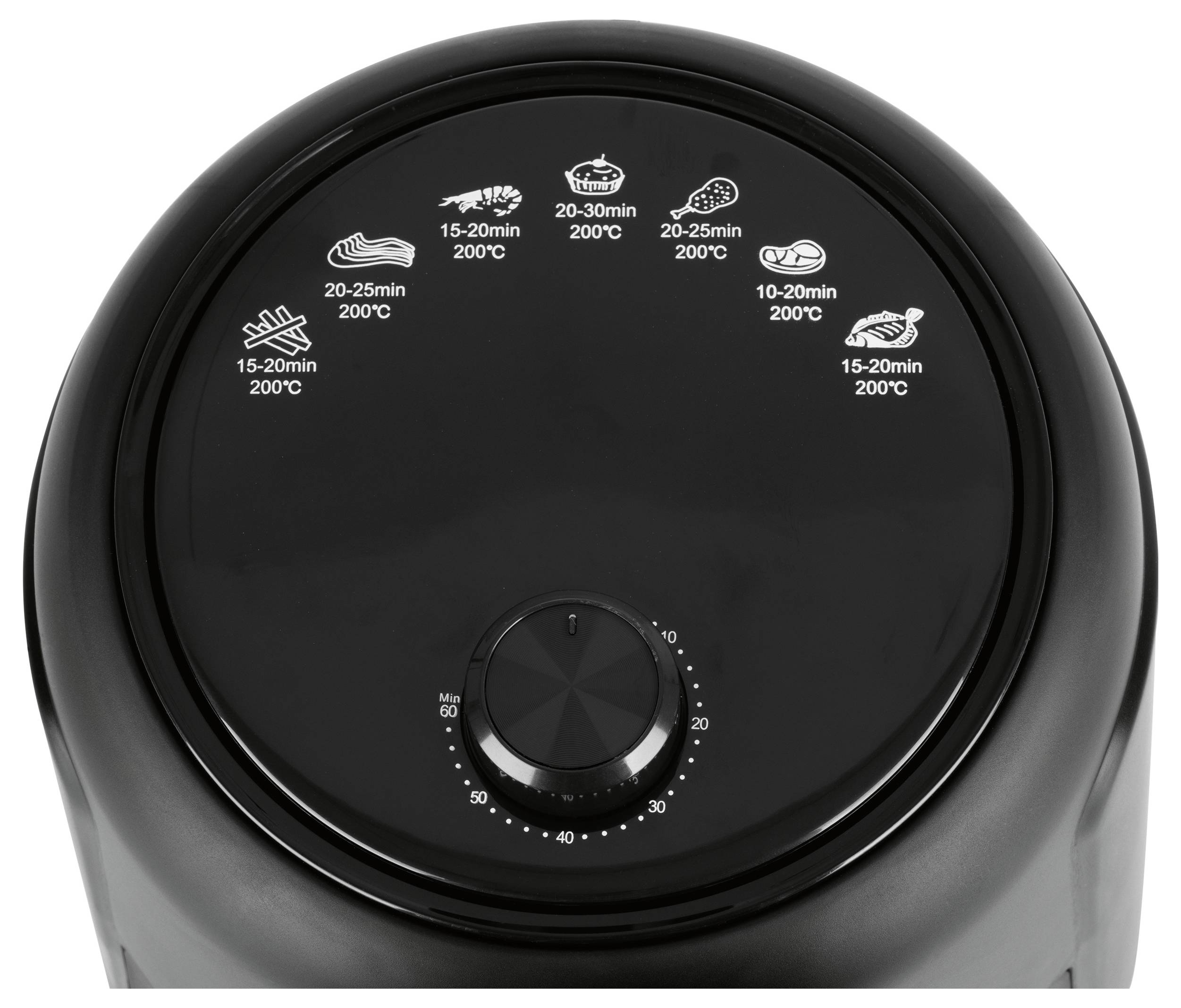 GourmetMaxx Heißluft-Fritteuse 2,3l 1000W schwarz Heißluft-Fritteuse 1000 W Schwarz