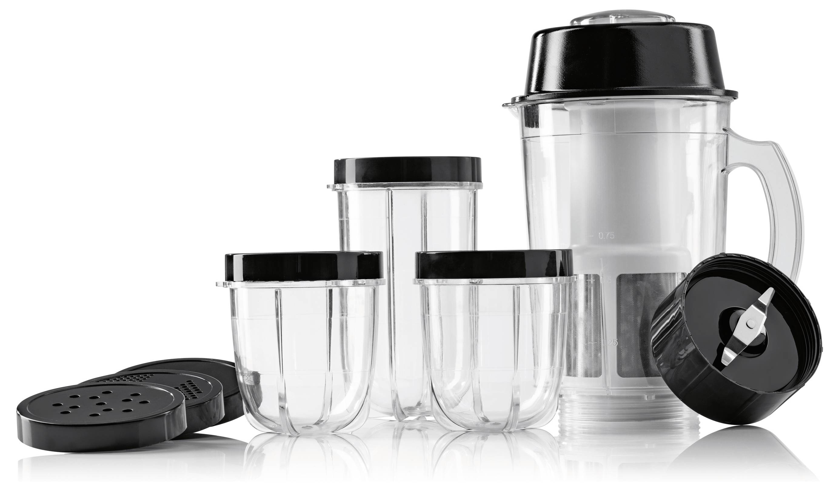 GourmetMaxx 14949 Mixer Mr. Magic 18-tlg. 400W grau/schwarz