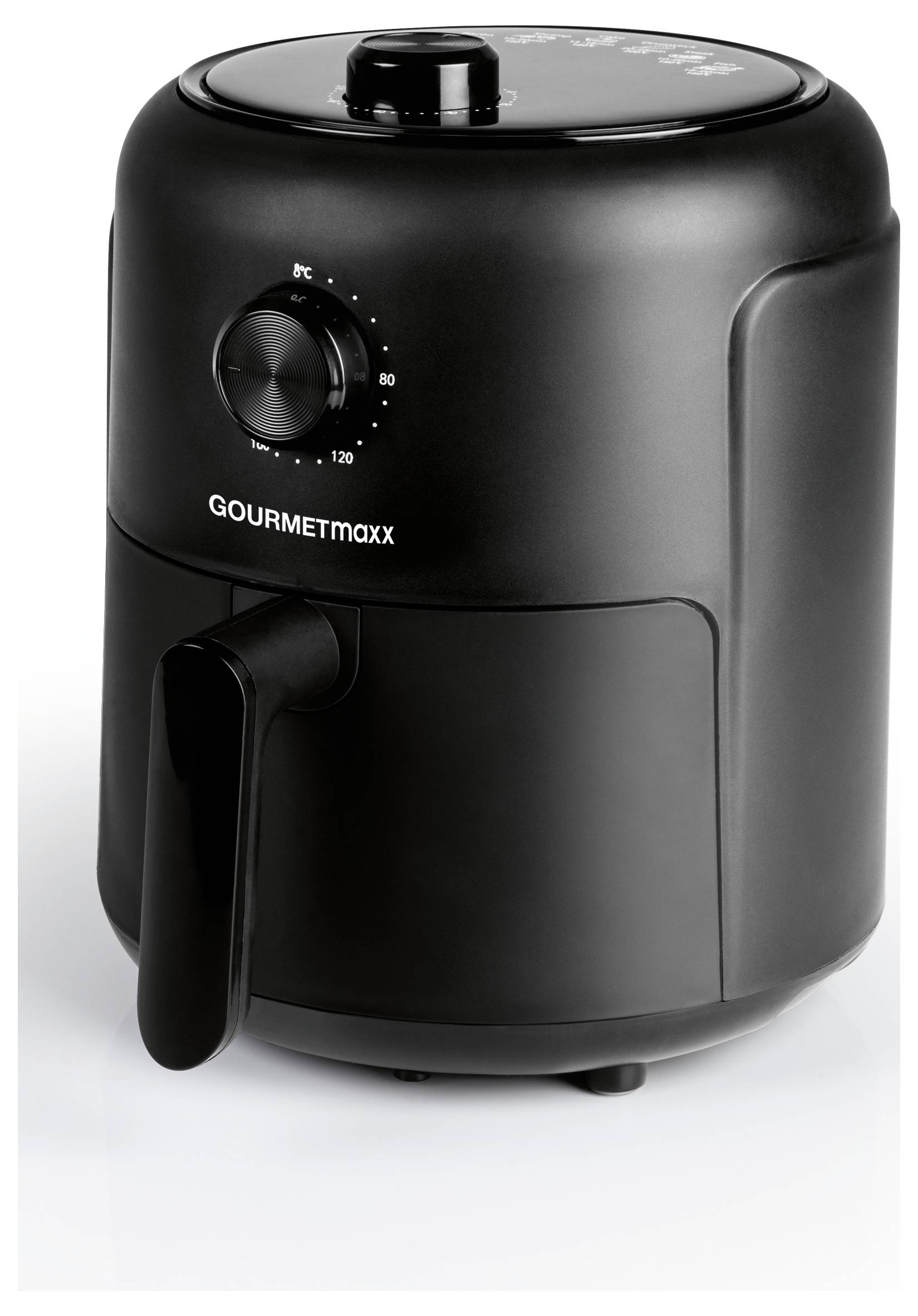 GourmetMaxx Heißluft-Fritteuse Mechanisch 2,3l Heißluft-Fritteuse 1000 W Schwarz