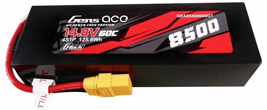 Gens ace Modellbau-Akkupack (LiPo) 14.8V 8500 mAh 60 C Block XT90