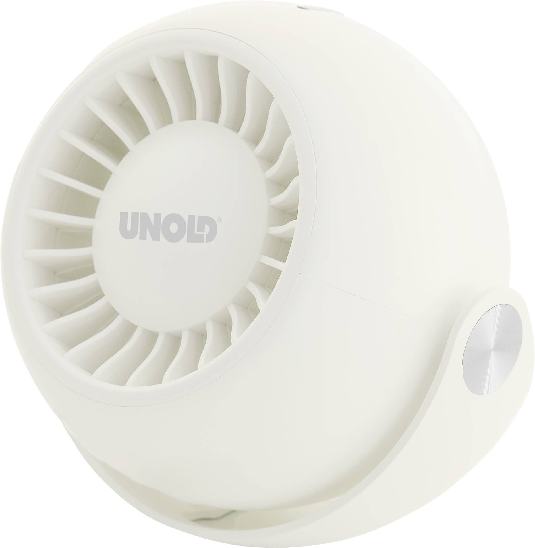 Unold Breezy Bowl creme Akku-Ventilator (Ø x H) 90 mm x 105 mm Creme LED-Kontrollleuchte, mit Akku