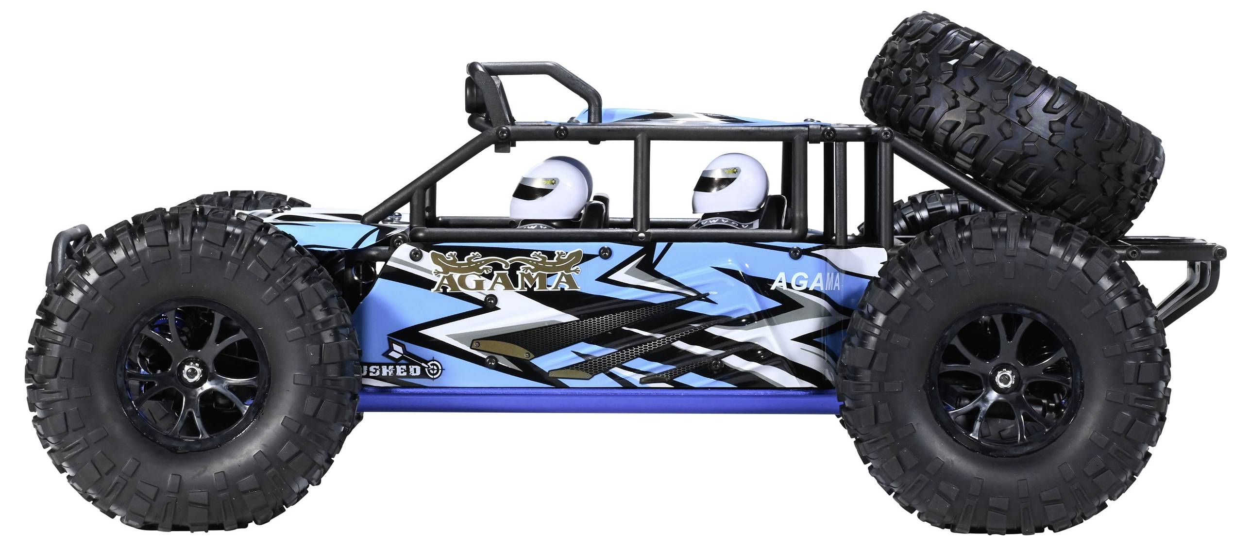 VRX AGAMA Blau-Schwarz Brushless 1:10 RC Modellauto Elektro Buggy Allradantrieb (4WD) RtR 2,4GHz Inkl. Akku und Ladegerät