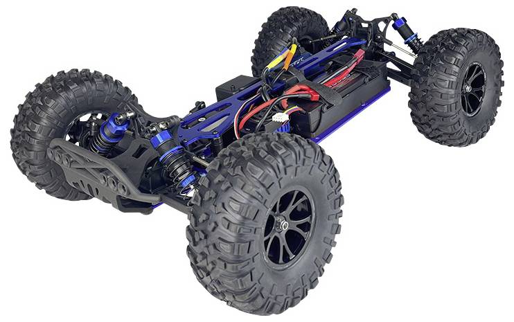 VRX AGAMA Blau-Schwarz Brushless 1:10 RC Modellauto Elektro Buggy Allradantrieb (4WD) RtR 2,4GHz Inkl. Akku und Ladegerät
