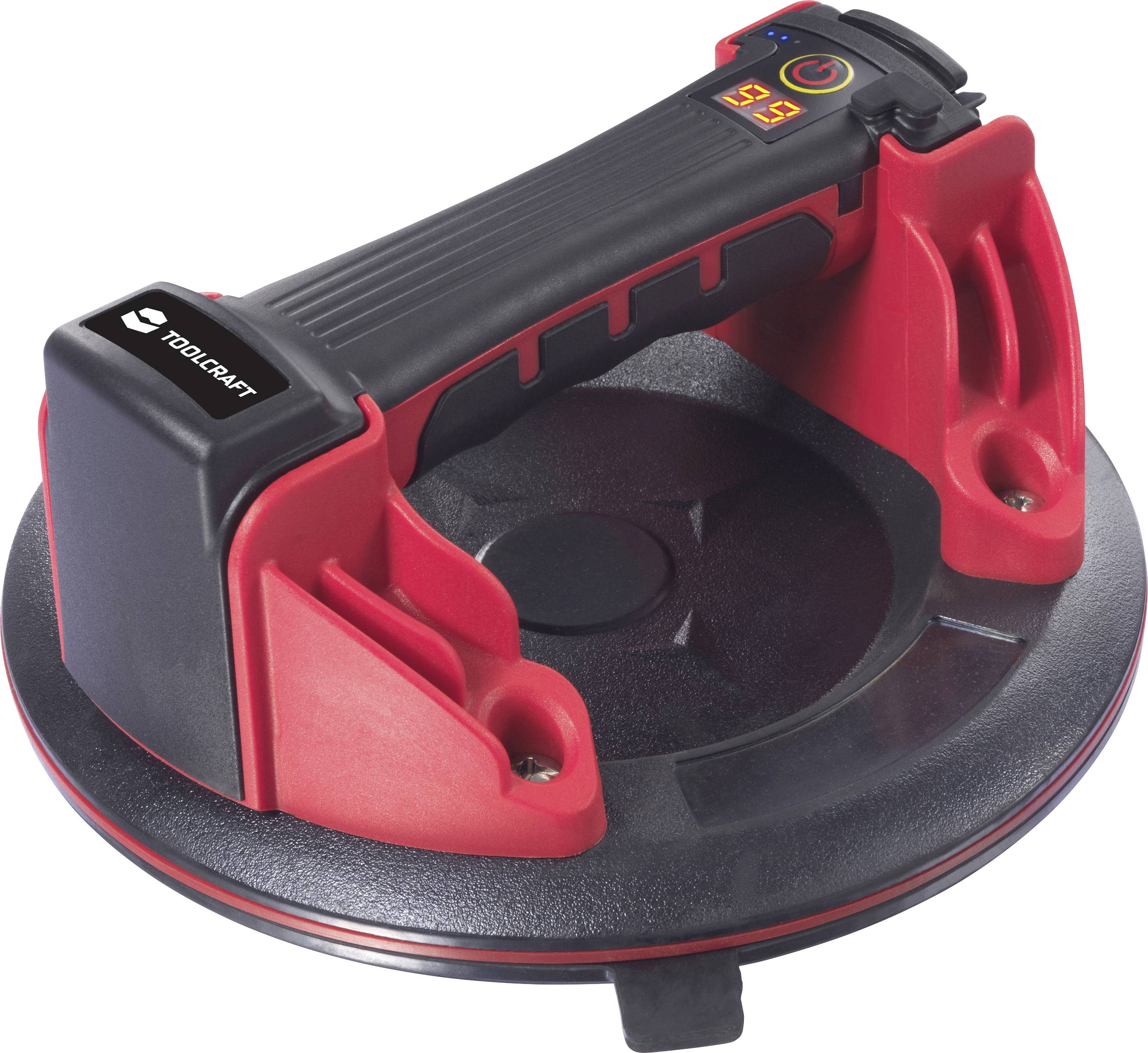 TOOLCRAFT TO-10182513 Akku-Saugheber Tragkraft (max.) 168 kg