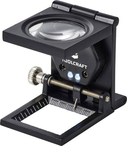 TOOLCRAFT TO-10182528 Fadenzähler Vergrößerungsfaktor: 6 x Linsengröße: (Ø) 28 mm
