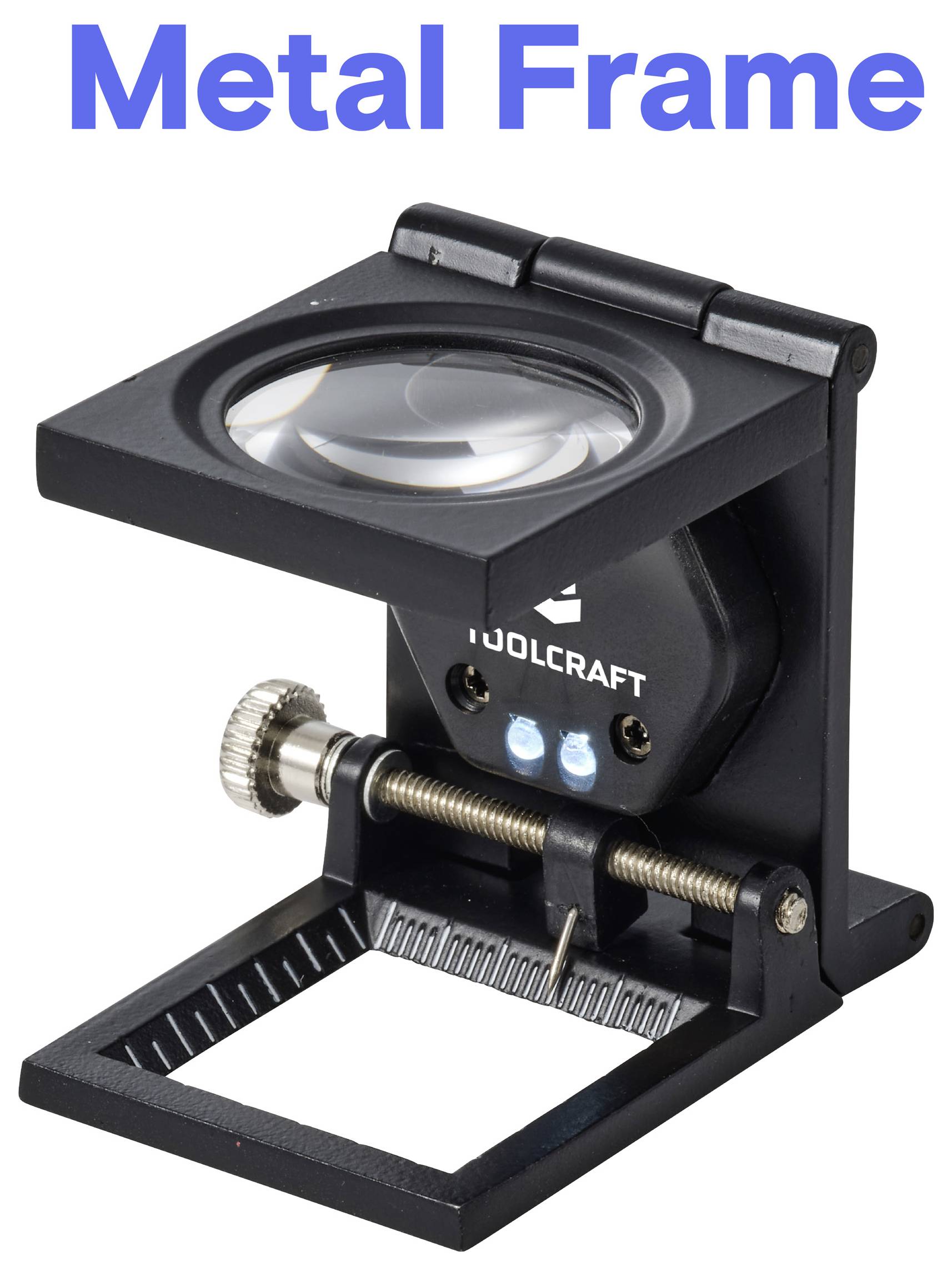 TOOLCRAFT TO-10182528 Fadenzähler Vergrößerungsfaktor: 6 x Linsengröße: (Ø) 28mm