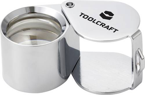 TOOLCRAFT TO-10182537 Einschlaglupe Vergrößerungsfaktor: 10 x Linsengröße: (Ø) 21 mm