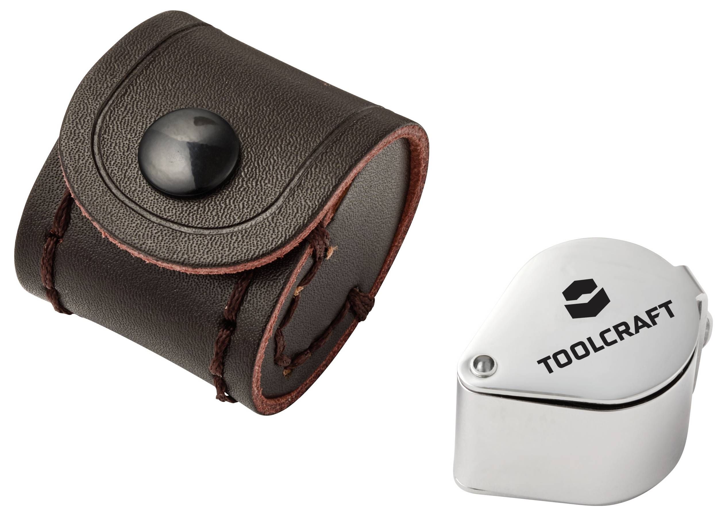 TOOLCRAFT TO-10182537 Einschlaglupe Vergrößerungsfaktor: 10 x Linsengröße: (Ø) 21mm