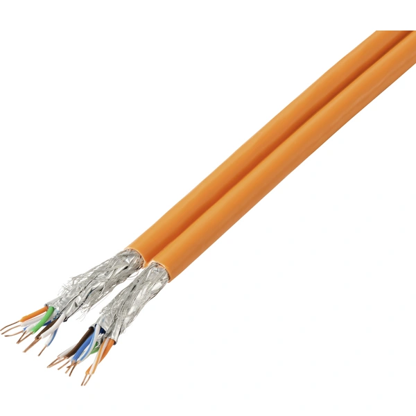 TRU COMPONENTS TC-13577060 Netzwerkkabel CAT 7 S/FTP 4 x 2 x 0.24mm² + 4 x 2 x 0.24mm² Orange 50m TRU COMPONENTS TC-13577060 Netzwerkkabel CAT 7 S/FTP 4 x 2 x 0.24mm² + 4 x 2 x 0.24mm² Orange 50m